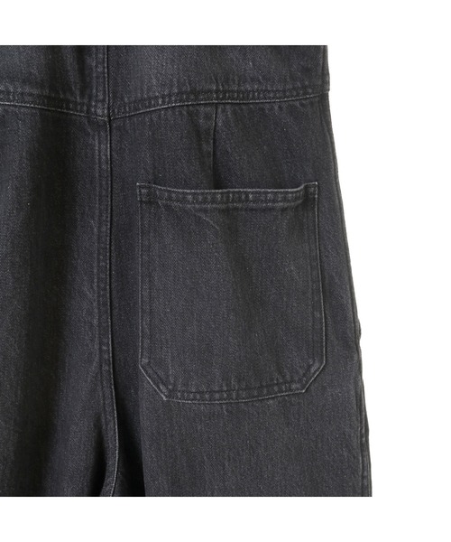 CURRENTAGE サロペット オーバーオール Low back style over overalls 