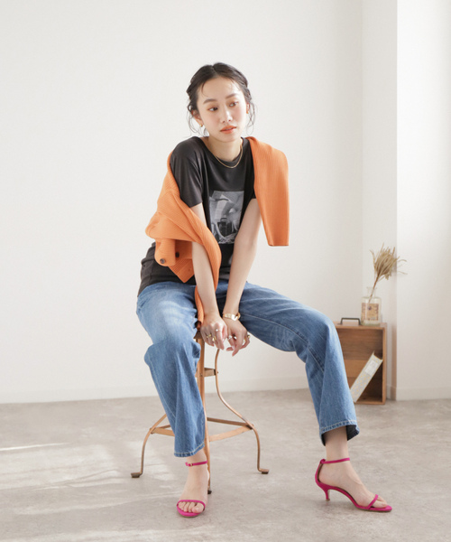 「EDIT. FOR LULU」 半袖Tシャツ FREE ブラック レディース_画像6