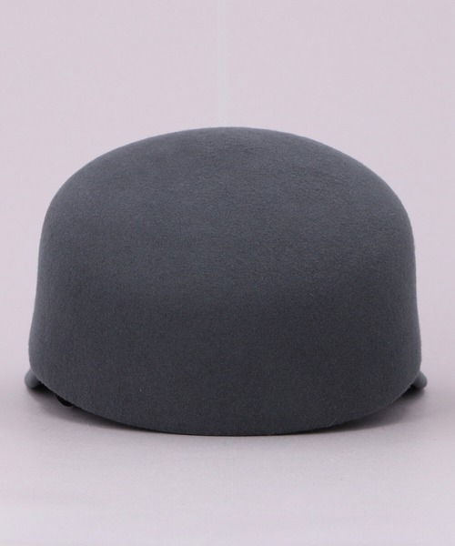 カシラ CA4LA HUMBERT グレー リボン ウールハット キャスケット CA4LA