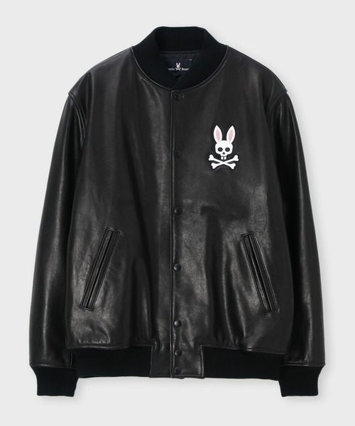 Psycho Bunny ジャケット Lサイズ ブラック/グレー Psycho Bunny（サイコバニー） コート ジャケット 「20th Anniversary