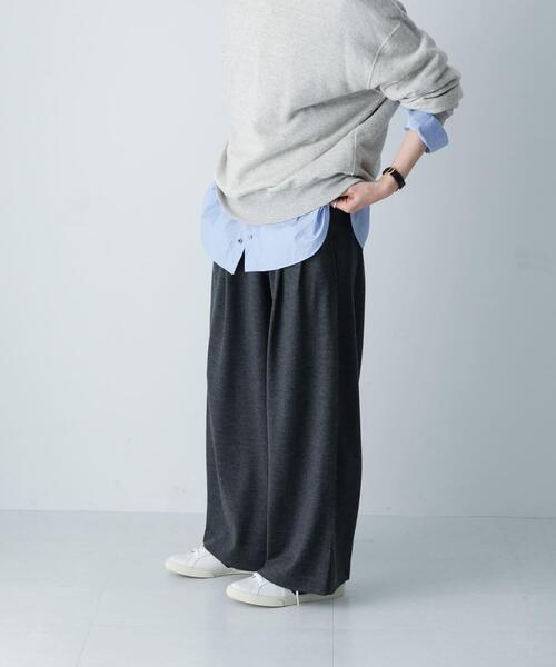 かぐれ パンツ ウォッシャブルウールカットパンツ レディース