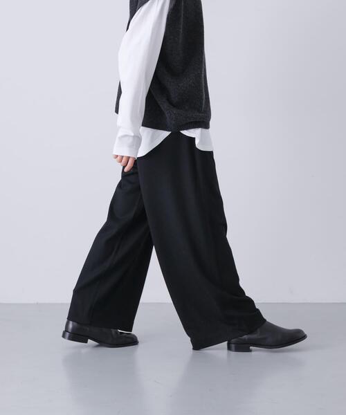 かぐれ パンツ ウォッシャブルウールカットパンツ レディース