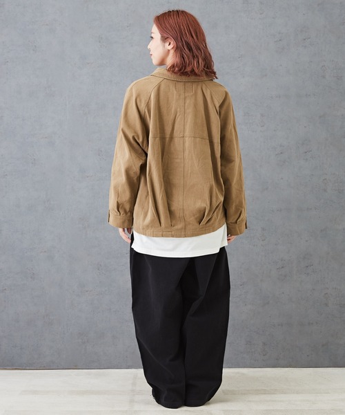 「CUBE SUGAR」 イージーパンツ M ブラウン レディース_画像3