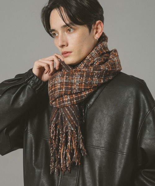 RAGEBLUE（レイジブルー） マフラー 「ウォッシャブル」ブークレ