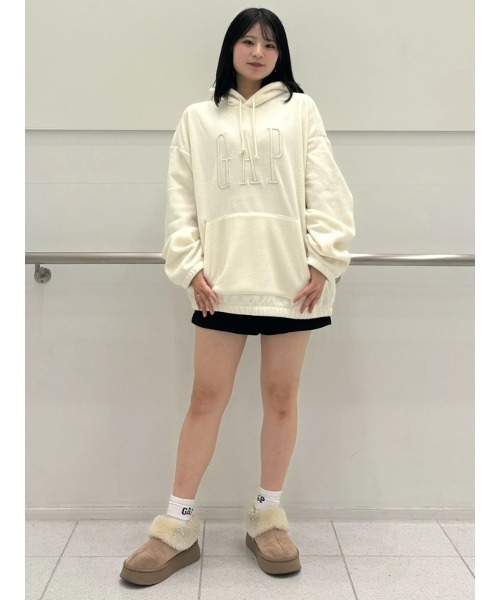 GAP（ギャップ） パーカー オーバーサイズ ポーラフリースGAPロゴ