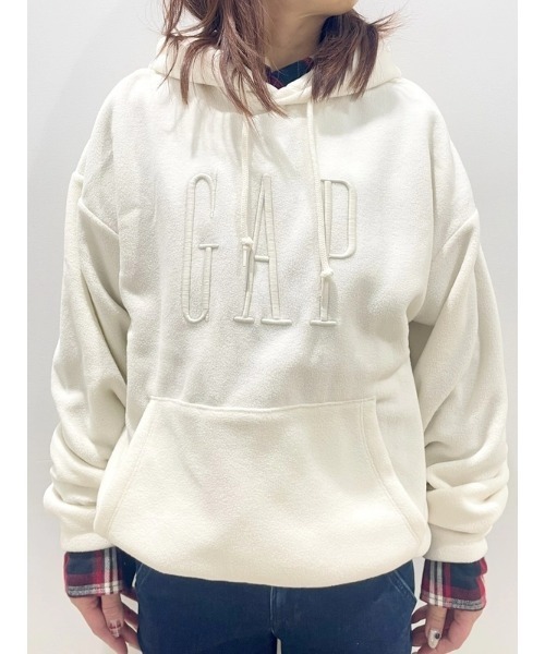 GAP（ギャップ） パーカー オーバーサイズ ポーラフリースGAPロゴ 