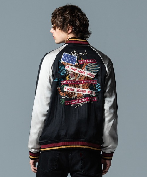 glamb（グラム） スカジャン L ブラック メンズ : ZOZOTOWN Yahoo!店