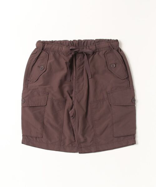 「sage de cret」 ハーフパンツ「BEAMS PLUSコラボ」 M ダークブラウン メンズ