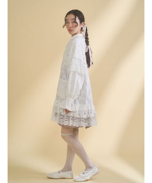 merry jenny レースジャケット メリージェニー merry jenny（メリージェニー）の「レースジャケット（テーラード