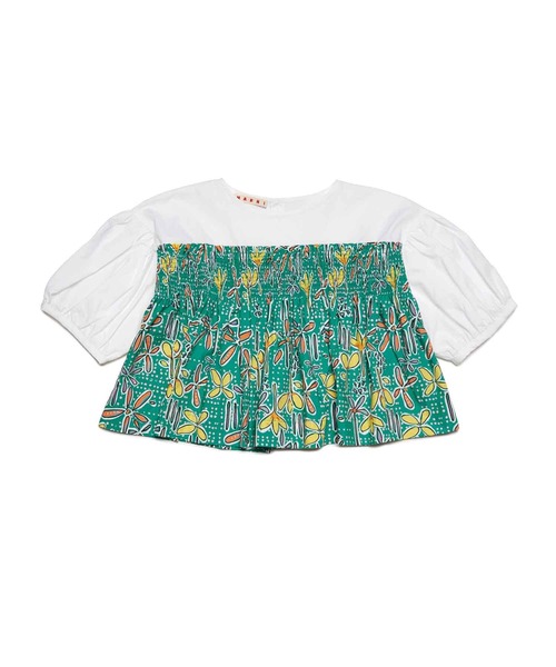 MARNI マルニ　フラワー　ブラウス MARNI（マルニ） ブラウス シャツ 入学式 Kids ＆ Junior フラワー