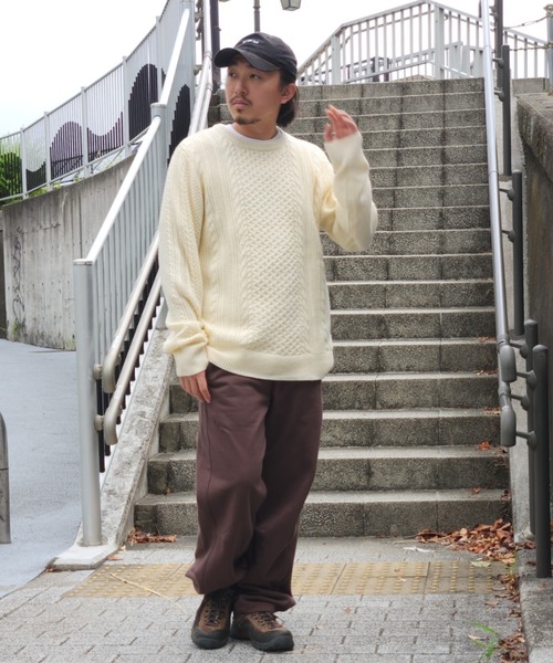 NO NEED（ノーニード） セーター ニット IKアランケーブルリサイクル