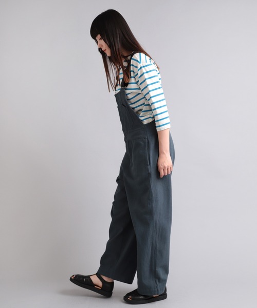 「RNA-N」 オーバーオール MEDIUM ブルー レディース_画像5