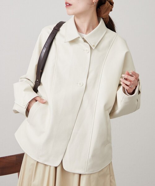 mystic（ミスティック） ブルゾン アウター レザーシャツジャケット