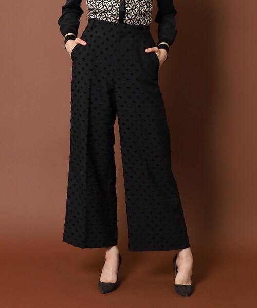 「DRESSTERIOR」 スラックス 36 モスグリーン レディース_画像6