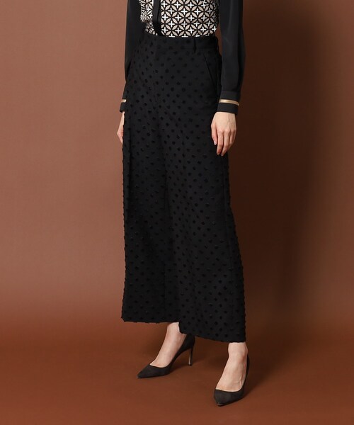 「DRESSTERIOR」 スラックス 36 モスグリーン レディース_画像8