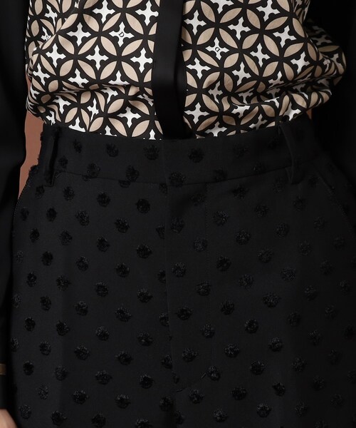 「DRESSTERIOR」 スラックス 36 モスグリーン レディース_画像9