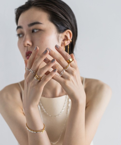 「PAS TIERRA」 リング LARGE ゴールド レディース_画像9