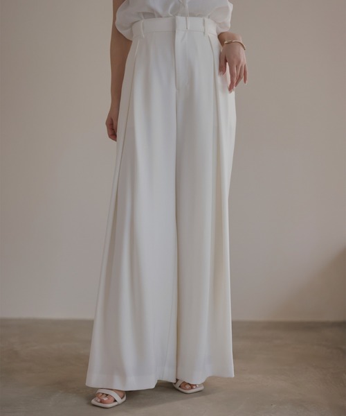 anuans（アニュアンス） パンツ X-SMALL ホワイト系その他 レディース