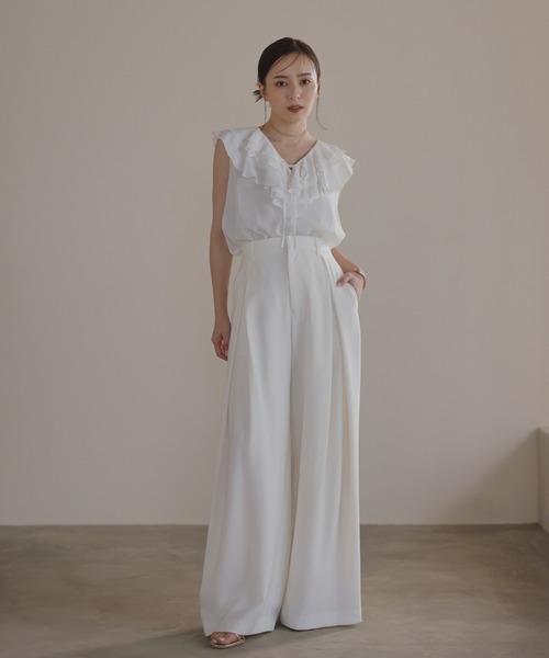 anuansホワイトM anuans（アニュアンス） パンツ X-SMALL ホワイト系その他 レディース