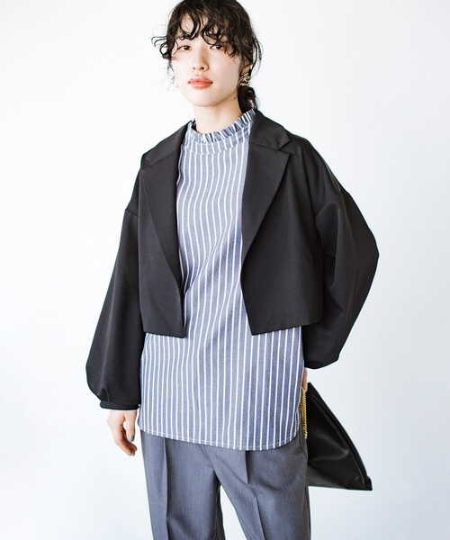 「haco!」 セットアップ SMALL ブラック レディース_画像9