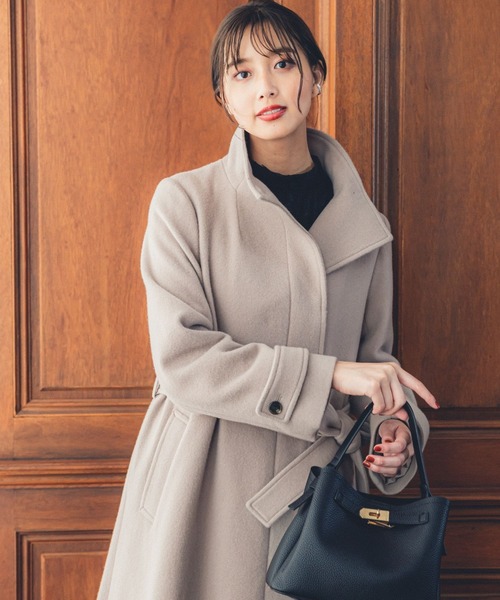 Andemiu（アンデミュウ） チェスターコート FREE ベージュ レディース