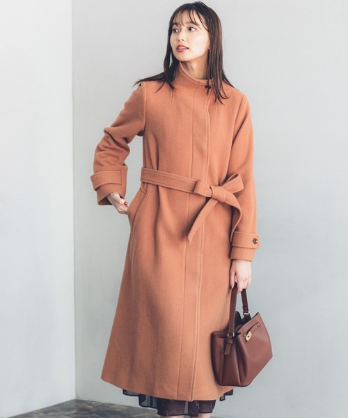 Andemiu（アンデミュウ） チェスターコート FREE ベージュ レディース