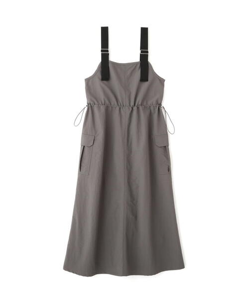 「FREE'S MART」 サロペットスカート MEDIUM カーキ レディース_画像2