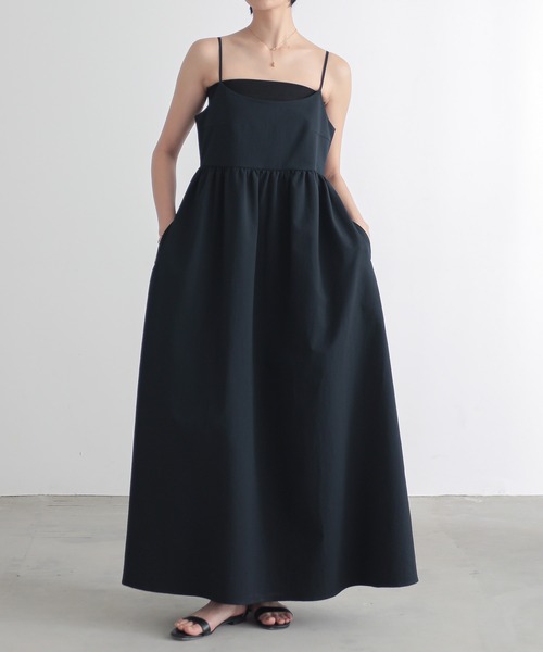 「for/c」 キャミソールワンピース M ネイビー レディース_画像5