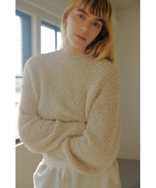 AZUL BY MOUSSY（アズールバイマウジー） ニット セーター カール 