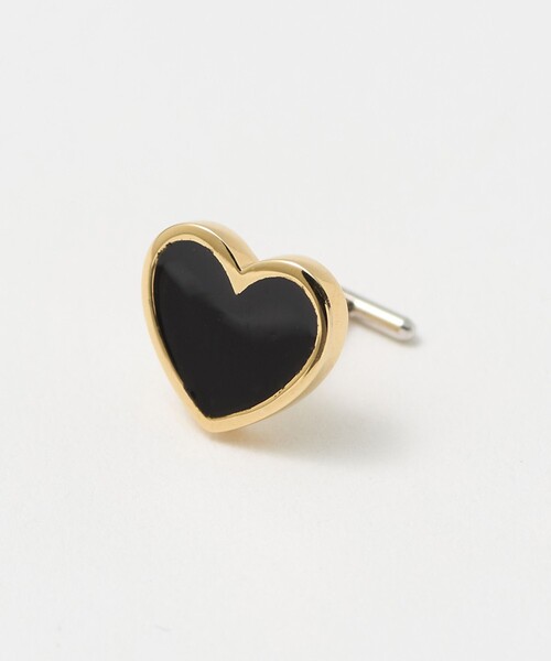 ビューティーアンドユースユナイテッドアローズ　　BAQLESS ピアス　ハート BAQLESS（バックレス） ピアス 「BAQLESS」Amity Black Heart ピアス