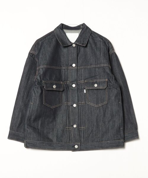 SHIPS any 「SHIPS any」 デニムジャケット ONE SIZE ネイビー