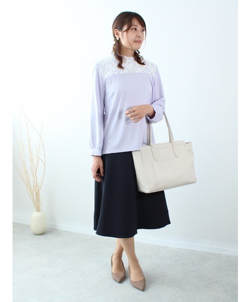 「fleur by mint breeze」 長袖カットソー L ネイビー レディース_画像7