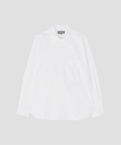 MARGARET HOWELL シャツ　サイズ2 PLAIN COTTON POPLIN | MARGARET HOWELL（マーガレット・ハウエル