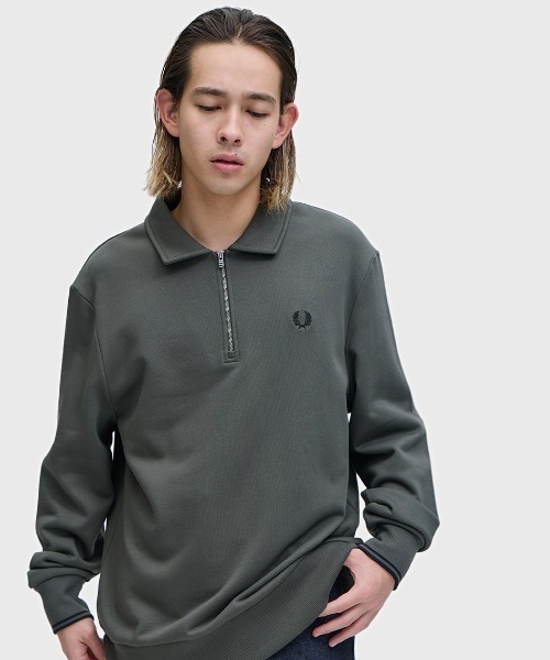 FRED PERRY（フレッドペリー） トレーナー スウェット Half Zip