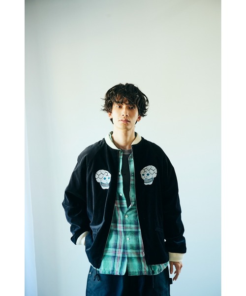 THRIFTY LOOK スカジャン スリフティルック / SNAKE＆SKULL SOUVENIR