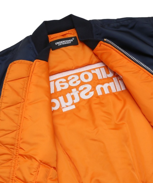 【UNDERCOVER】 2018ss MA-1ギャザー ジップブルゾン 2 UNDERCOVER(アンダーカバー) 25AW クロスシームアウトZIP MA-1 JKT
