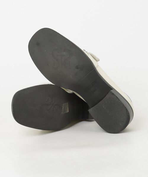 「STACCATO」 パンプス 24cm ホワイト レディース_画像3