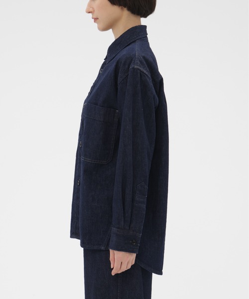 ブラウス シャツ CANTON LIGHT DENIM レディースの画像