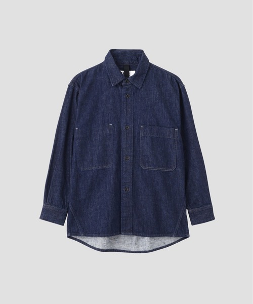 ブラウス シャツ CANTON LIGHT DENIM レディースの画像