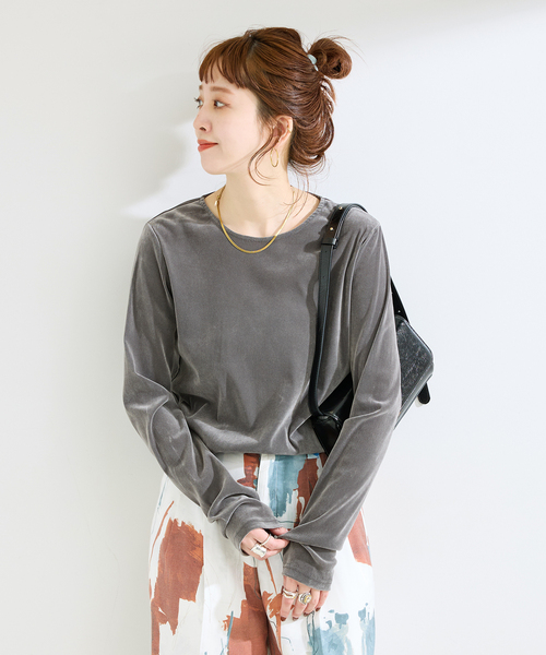 B.C STOCK（ベーセーストック） tシャツ ウォッシャブル / フロッキー