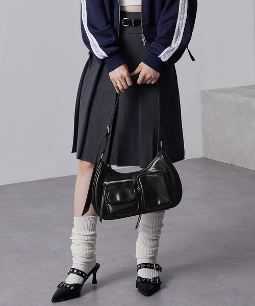 「nui nullu」 ショルダーバッグ FREE ゴールド レディース_画像9