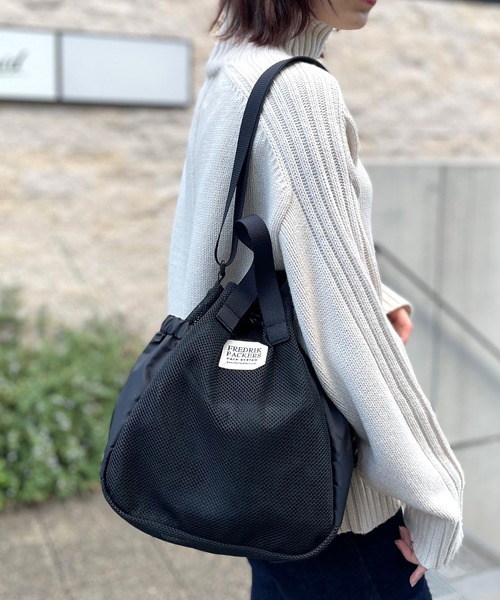 「FREDRIK PACKERS」 2WAYバッグ FREE ブラック レディース_画像6