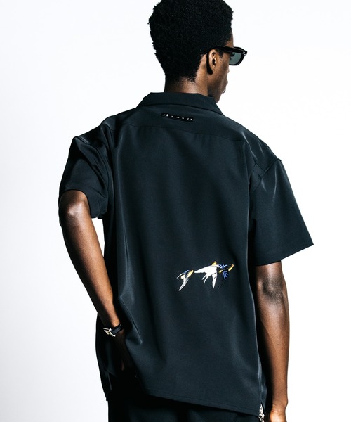 CRIMIE（クライミー） シャツ TAILORED SWALLOW EMBROIDERY S/S SHIRT