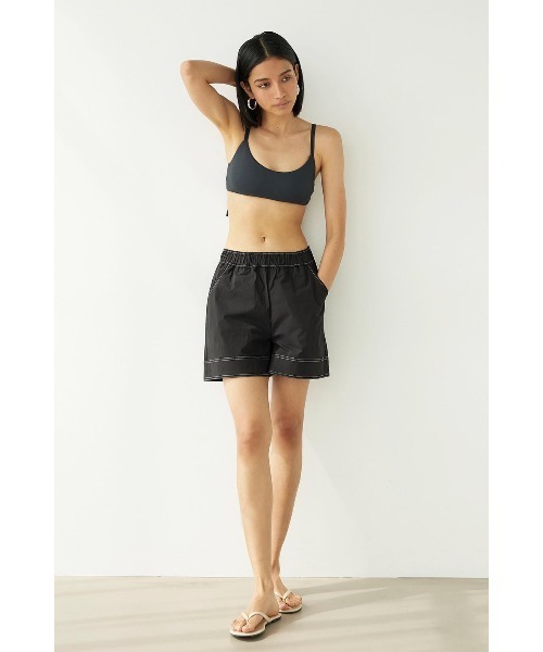 「ALEXIA STAM」 ショートパンツ M ブラック レディース_画像2