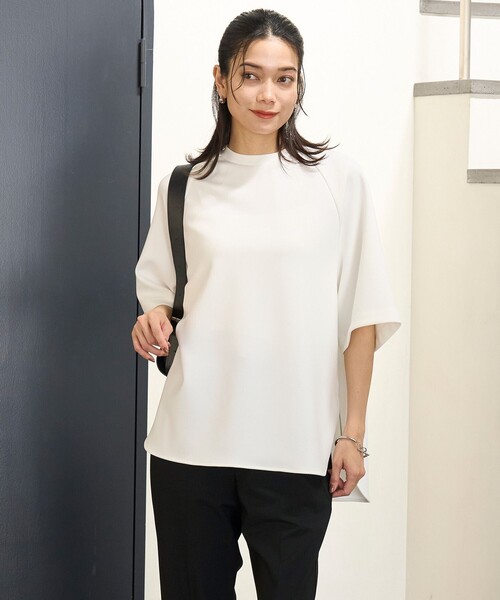 「UNFILO」 半袖カットソー MEDIUM ブラウン レディース_画像6