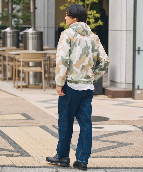 AIGLE（エーグル） ナイロンジャケット 超軽量 撥水 プリント