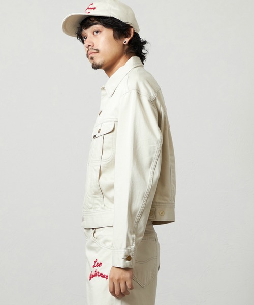 ジャーナルスタンダード INSCRIRE　Lee デニムジャケット　ホワイト Lee（リー） デニムジャケット gジャン EMBROIDERY 101JKACKET/刺繍