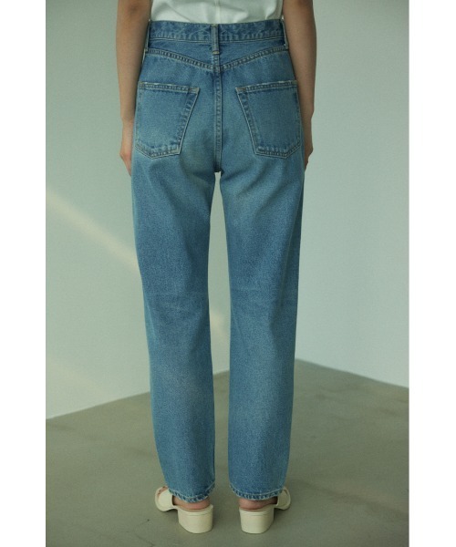 「BLACK BY MOUSSY」 デニムパンツ 24inch ライトブルー レディース_画像3