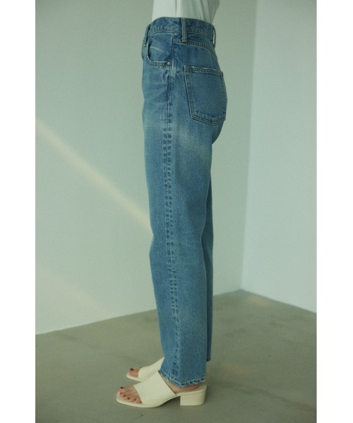 「BLACK BY MOUSSY」 デニムパンツ 24inch ライトブルー レディース_画像8