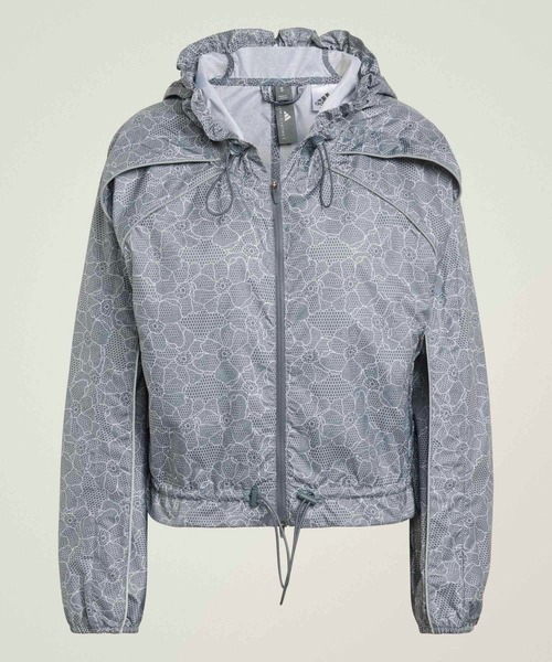 adidas by Stella McCartney パーカー ランニング プリント ジャケット